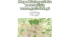 Desktop Screenshot of mapa.gwizdek.pl