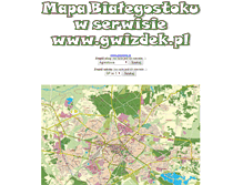Tablet Screenshot of mapa.gwizdek.pl
